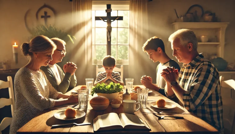 Oración Catolica Antes de Comer